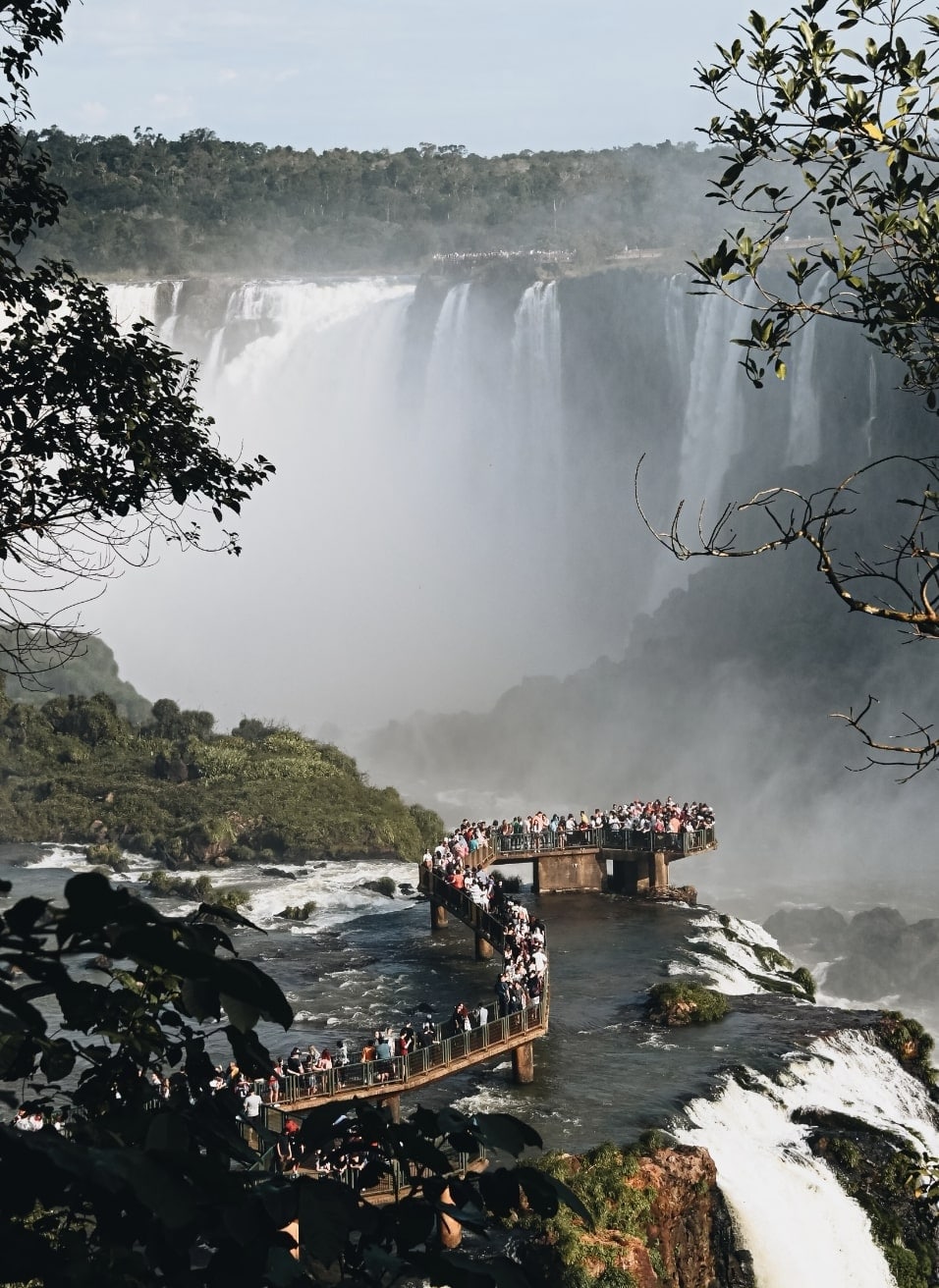 The stunning waterfalls of Iguazu Brazil and a tri-border crossing.